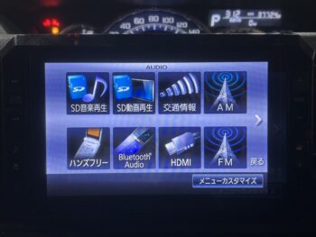 ウェイク G ターボ 純正8インチナビTVバックモニター 4WD