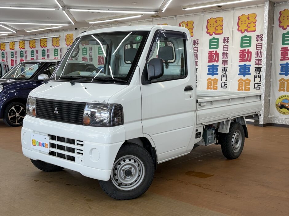 ミニキャブトラック Sカスタム エアコン無・パワステ付 4WD