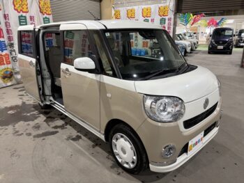 ムーヴキャンバス G　メイクアップ　SAⅢ　純正ナビ　TV　バックカメラ　4WD