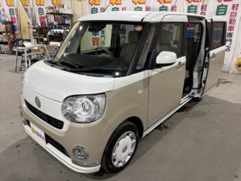 ムーヴキャンバス G　メイクアップ　SAⅢ　純正ナビ　TV　バックカメラ　4WD