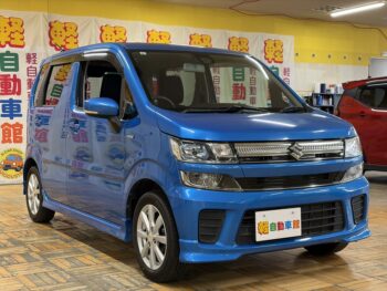 ワゴンR ハイブリッドＦＺ セーフティパッケージ装着車　純正ナビ　ＴＶ　バックカメラ 4WD