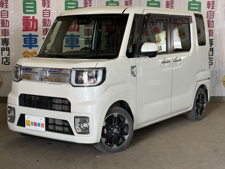 ウェイク Ｇターボリミテッド　ＳＡⅢ　純正ナビ・TV・パノラマモニター 4WD