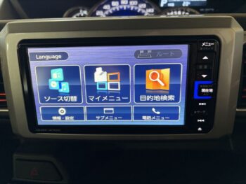ウェイク Ｇターボリミテッド　ＳＡⅢ　純正ナビ・TV・パノラマモニター 4WD