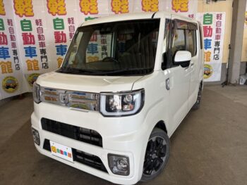 ウェイク Ｇターボリミテッド　ＳＡⅢ　純正ナビ・TV・パノラマモニター 4WD