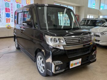 タントカスタム X　ナビ・TV・バックカメラ　後期型　４WD