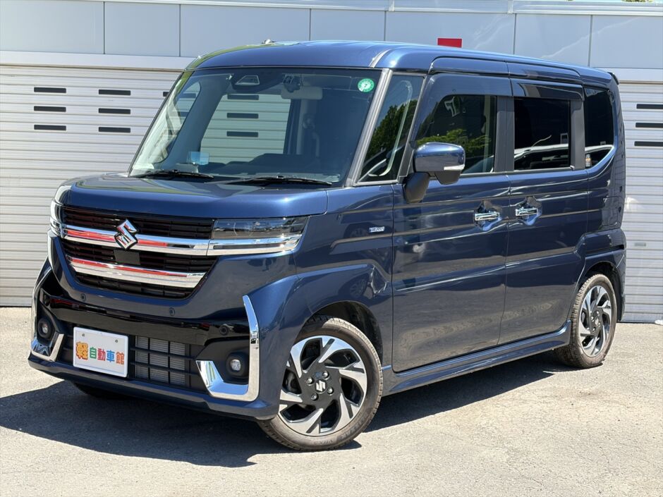 スペーシアカスタム ハイブリッドXS 純正10インチナビ・TV・バックカメラ 4WD
