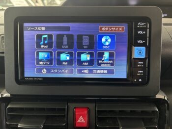 タントカスタム X　純正ナビ・TV・バックカメラ　後期型　４WD