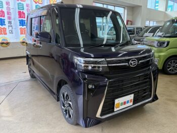 タントカスタム X　純正ナビ・TV・バックカメラ　後期型　４WD