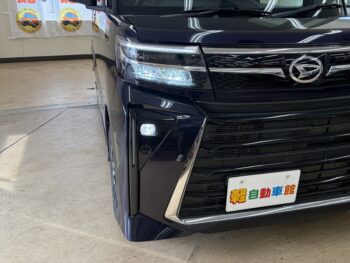 タントカスタム X　純正ナビ・TV・バックカメラ　後期型　４WD