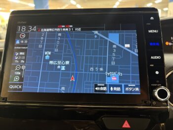 N-BOXカスタム Ｌ・ターボ コーディネートスタイル　純正ナビ　ＴＶ　4WD