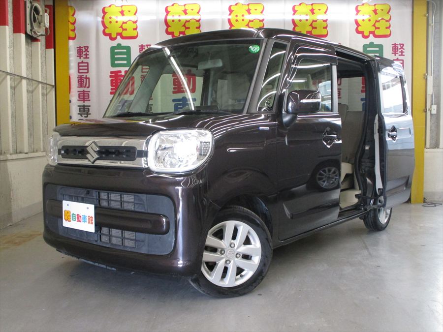 スペーシア ハイブリッドX 全方位モニター純正ﾅﾋﾞTV 4WD