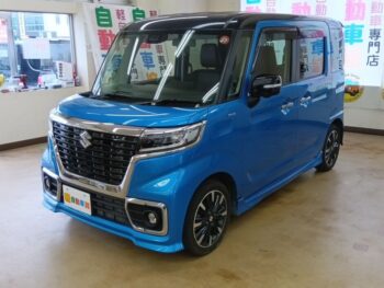 スペーシアカスタム ハイブリッドXS ターボ 全方位カメラ 4WD