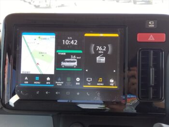 スペーシア ハイブリッドＸ 全方位モニター付純正ナビＴＶ スズキコネクト 4WD