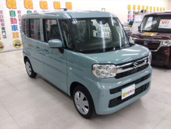 スペーシア ハイブリッド X スズキセーフティサポート 未使用車 4WD