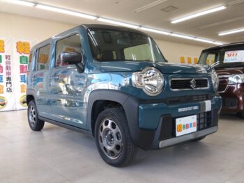 ハスラー ハイブリッド Gターボ 全方位モニター付純正メモリーナビTV装着車　4WD