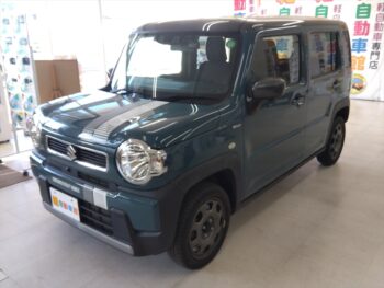 ハスラー ハイブリッド Gターボ 全方位モニター付純正メモリーナビTV装着車　4WD