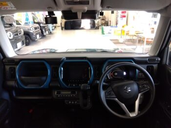 ハスラー ハイブリッド Gターボ 全方位モニター付純正メモリーナビTV装着車　4WD