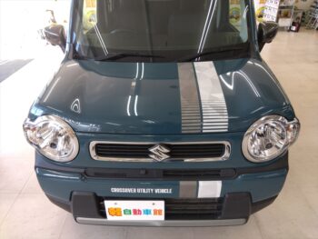 ハスラー ハイブリッド Gターボ 全方位モニター付純正メモリーナビTV装着車　4WD