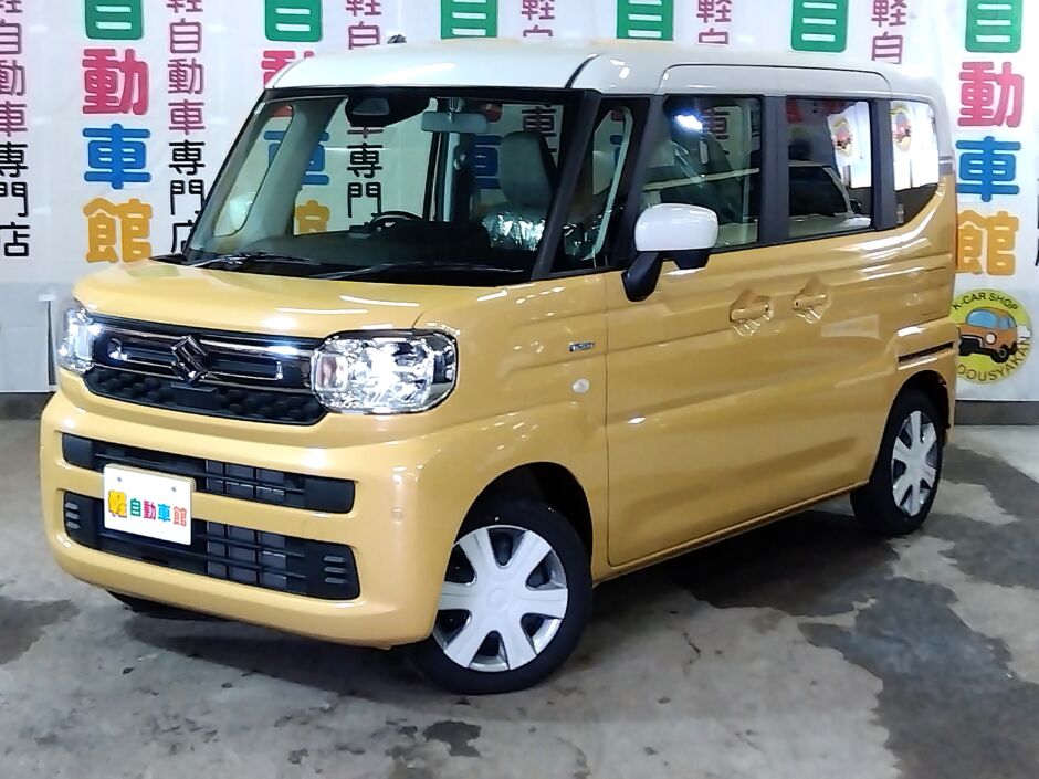 スペーシア ＨＹＢＲＩＤ　Ｘ　未使用車　4WD