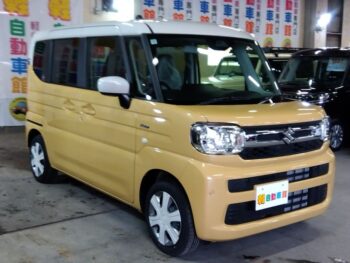 スペーシア ＨＹＢＲＩＤ　Ｘ　未使用車　4WD