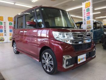 タントカスタム RS　SAⅢ　ターボ　純正ナビTV　4WD