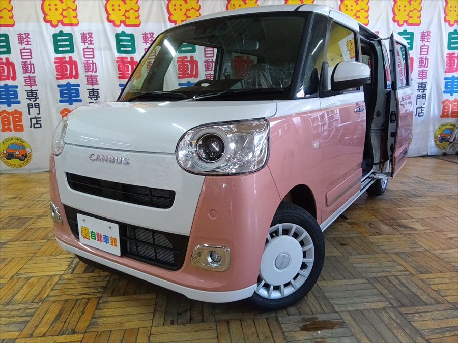 ムーヴキャンバス ストライプスG 未使用車 4WD