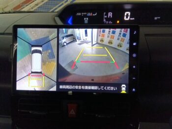タントカスタム ＲＳ　ターボ　純正パノラマモニター10インチナビ　4ＷＤ