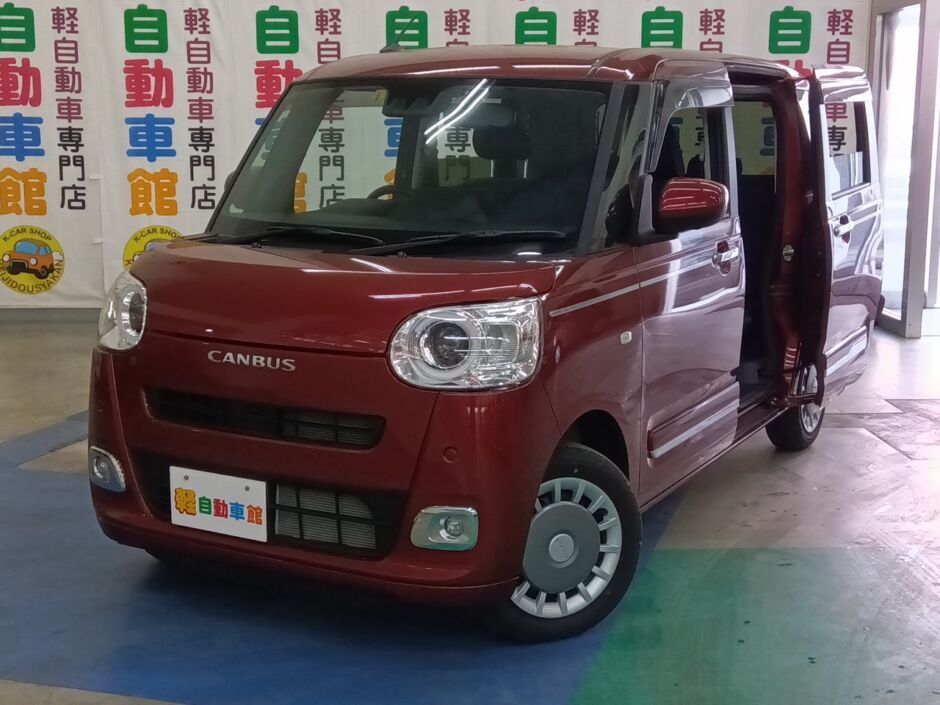 ムーヴキャンバス セオリー　G　パノラマモニター純正ナビTV　4WD