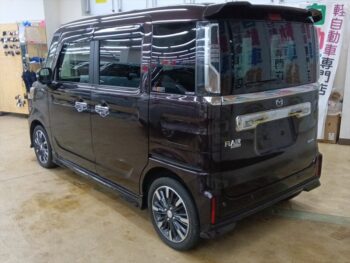 フレアワゴン カスタムスタイル ハイブリッドXT　ターボ　全方位モニター　純正ナビTV　4WD