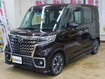 フレアワゴン カスタムスタイル ハイブリッドXT　ターボ　全方位モニター　純正ナビTV　4WD