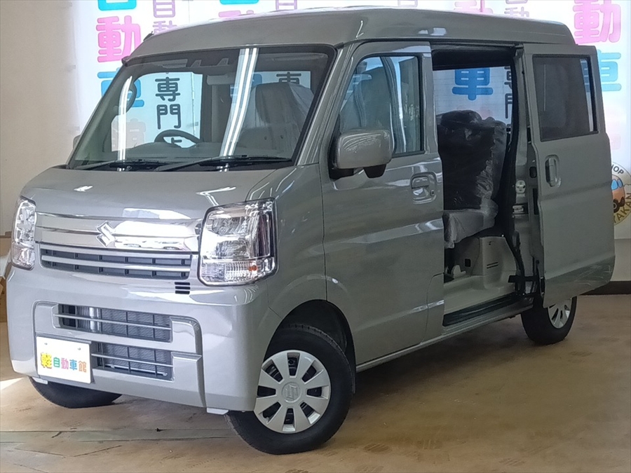 エブリイバン ジョインターボ バックアイカメラ付ディスプレイオーディオ 未使用車 4WD