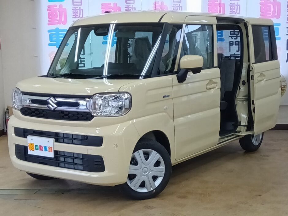 スペーシア ハイブリッド G スズキセーフティサポート 未使用車 4WD