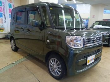 スペーシア ハイブリッドX　純正ナビTVバックカメラ　４WD