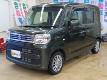 スペーシア ハイブリッドX　純正ナビTVバックカメラ　４WD