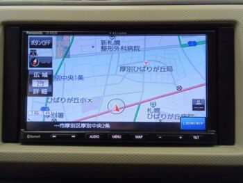 キャロル GL　レーダーブレーキ　社外ナビ　４WD