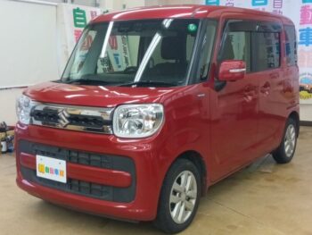 スペーシア ハイブリッドX　全方位カメラ　社外ナビ　４WD