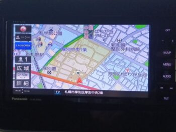 スペーシア ハイブリッドX　全方位カメラ　社外ナビ　４WD