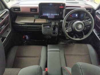 スペーシアカスタム ハイブリッドXSターボ　全方位モニター付純正９インチナビTV　スズキコネクト　４WD