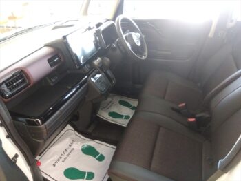 スペーシアカスタム ハイブリッドXSターボ 全方位モニター付純正ナビTVスズキコネクト対応通信機装着車 4WD