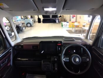 スペーシアカスタム ハイブリッドXSターボ 全方位モニター付純正ナビTVスズキコネクト対応通信機装着車 4WD