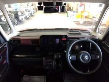 スペーシアカスタム ハイブリッドXSターボ　全方位モニター純正9インチナビTVスズキコネクト　4WD