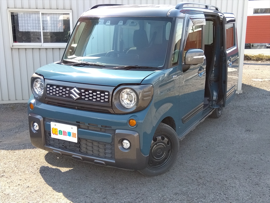 スペーシアギア ハイブリッドＸＺターボ 全方位カメラパッケージ装着車 純正ナビTV 4WD