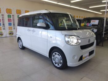 ムーヴキャンバス G　”SAⅢ”　純正ナビ・TV・バックカメラ　4WD