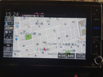 N-BOXカスタム L・スロープ　福祉車両車いす仕様　純正ナビ・TV・バックカメラ　4WD