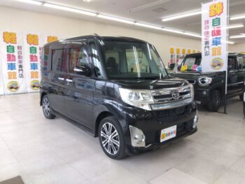 タントカスタム RS　ターボ　 SA　ナビ付　4WD