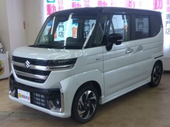 スペーシアカスタム ハイブリッド XS スズキセーフティサポート 未使用車 4WD