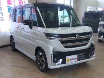 スペーシアカスタム ハイブリッド XS スズキセーフティサポート 未使用車 4WD