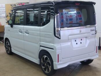 スペーシアカスタム ハイブリッド XS スズキセーフティサポート 未使用車 4WD