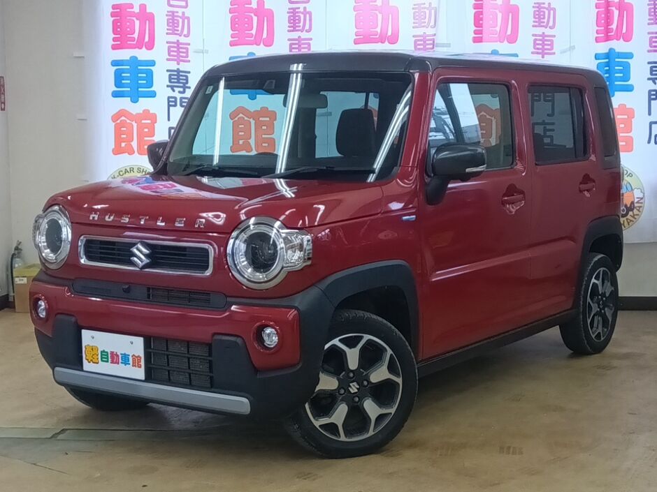 ハスラー ハイブリッドX　全方位モニター付メモリーナビ装着車　４WD