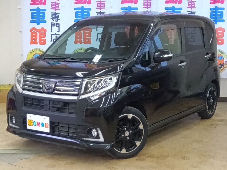 ムーヴカスタム RS　ハイパーSA　ターボ　純正ナビ・TV・バックモニター　４WD